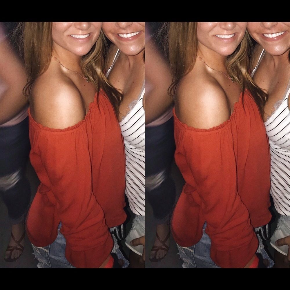 Windsor Off the Shoulder Top with Flounce Sleeves